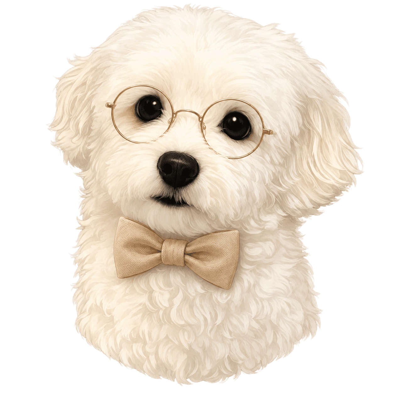 Snowy, the ProfSnowy dog